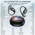 thumbnail image 4 of ERAZER XP7 Translation Earbuds Real Time Support 150 Language Translator Earbuds Touch Screen, 4 of 11