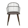 thumbnail image 6 of Bradley Steel Framed Side Chair in Black Powder Coated Finish and Walnut Glazed Wood, 6 of 6