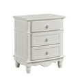 thumbnail image 2 of Darlene 3-Drawer White Nightstand (28.5 in. H x 23.5 in. W x 17.0 in. D), 2 of 5