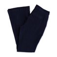 thumbnail image 2 of maison Jules Womens Solid Flared Jeans, Blue, 2 Regular, 2 of 2