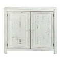thumbnail image 4 of Luxury Living Solid Wood 42-Inch Loft 2 Door Credenza in White Distressed, 4 of 7