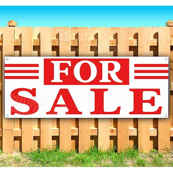 For Sale 13 oz Vinyl Banner With Metal Grommets