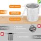 thumbnail image 4 of 2 coladores de té, cesta infusora de acero inoxidable para tazas, infusores de té para té a granel, difusor de té de malla fina, coladores de té de mango largo, filtros para infusiones de té, 4 of 8