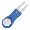 thumbnail image 2 of Green Fork, Detachable Marke Zinc Alloy  Divot Tool Spring Design   For Playground Blue, 2 of 8