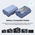 thumbnail image 4 of Batería de cámara SMALLRIG USB-C de repuesto para Sony N, 2400 mAh, 4 of 9