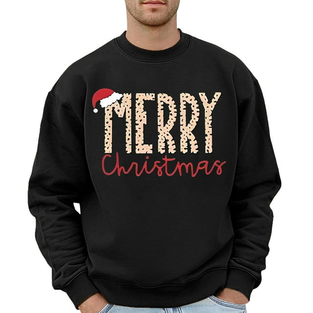 Chandail à Capuche de Noël pour Hommes / Festif Sans Capuche
