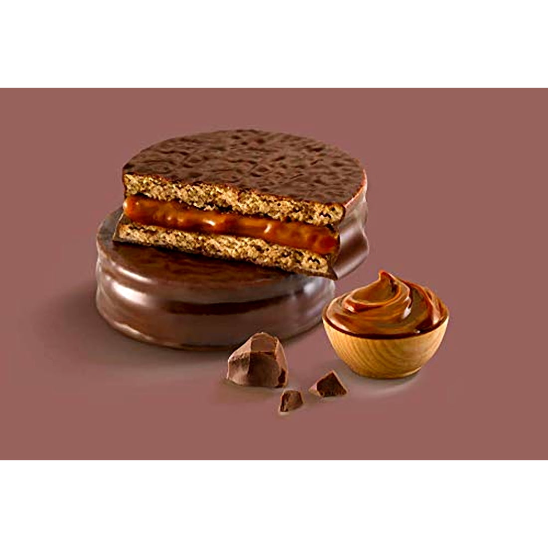 Havanna - Alfajores Milk Chocolate with Dulce de Leche - Package 6 Units - 330gr - 11.64oz
