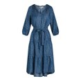 thumbnail image 5 of The Pioneer Woman Ruffle Neck Midi Dress, Women’s, Sizes S-3X, 5 of 5