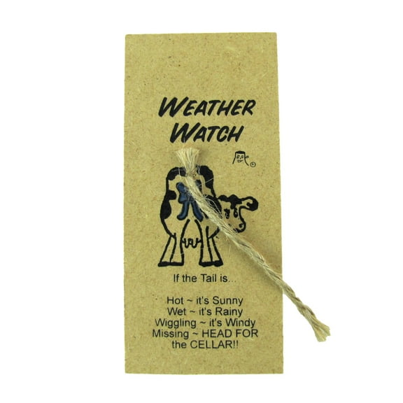 Novelty Spot Cow Tail Thermometer Fake Weather Report Funny Gag Gift