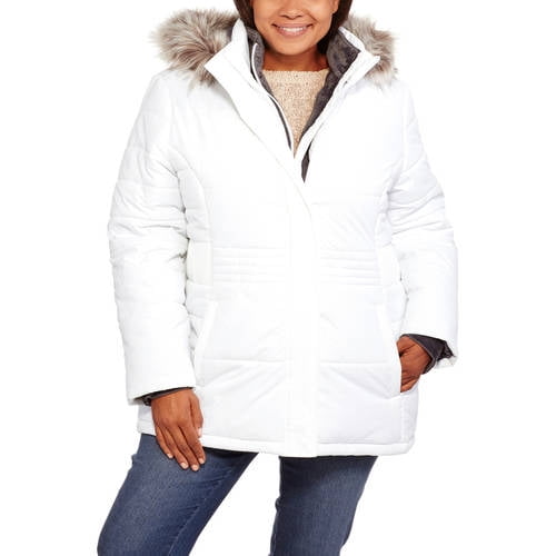 walmart plus size puffer coats