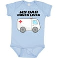 thumbnail image 3 of Inktastic My Dad Saves Lives Ambulance Boys or Girls Baby Bodysuit, 3 of 5
