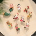 thumbnail image 5 of Limei Christmas Statue Creative Fairy Garden Decor Snow Landscape Model Ornaments Delicate Useful for Xmas Tree, 5 of 7