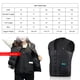 thumbnail image 5 of Chaleco térmico USB con diseño mejorado, ideal para actividades al aire libre en otoño e invierno, color gris blanco talla 3XL., 5 of 6