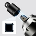thumbnail image 6 of 2PCS 1/2 to 3/8 Drive Socket Adapter, 1/2 inch, 3/8 inch, 1/4 inch Impact Socket Adapter, 1 Set Socket Adapter Tool Steel Sleeve Steel Ball for Ratchet Wrench Socket Convert and Reduce, 6 of 8