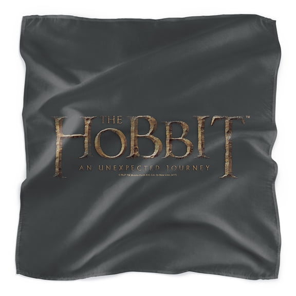 The Hobbit Distressed Logo Bandana (21 in x 21 in)