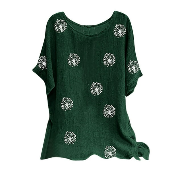 Birdeem Fashion Woman Causal V-Neck Vintage Love Printing Blouse Short  Sleeve T-Shirt Summer Tops 