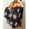thumbnail image 5 of Kimono en Mousseline à Fleurs pour Femmes, Cardigan de Plage, Couvre-Maillot de Bain, Robe Courte, 5 of 5