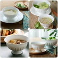 thumbnail image 4 of 1pc Kitchen Rice Bowl Ceramic Tableware Porridge Bowl Noodle Bowl Soup Bowl, 4 of 9