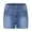 Light Blue, variant on LYMAYTER Female Jeans Shorts Tight Stretchy Jeans Shorts Casual High Waisted Women Denim Shorts S-2XL