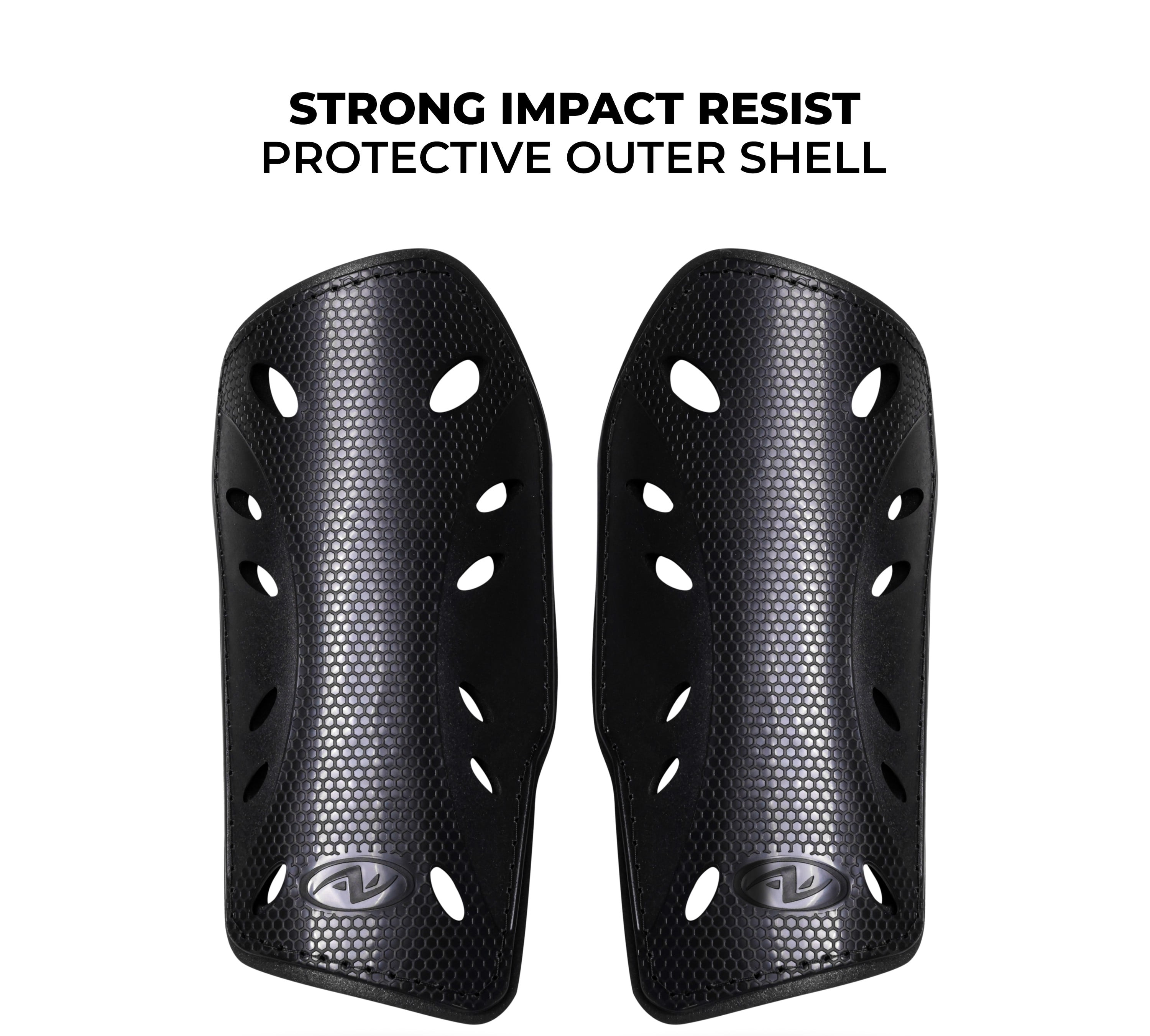 Athletic Works Soccer Shin Guard with Sleeve, Large