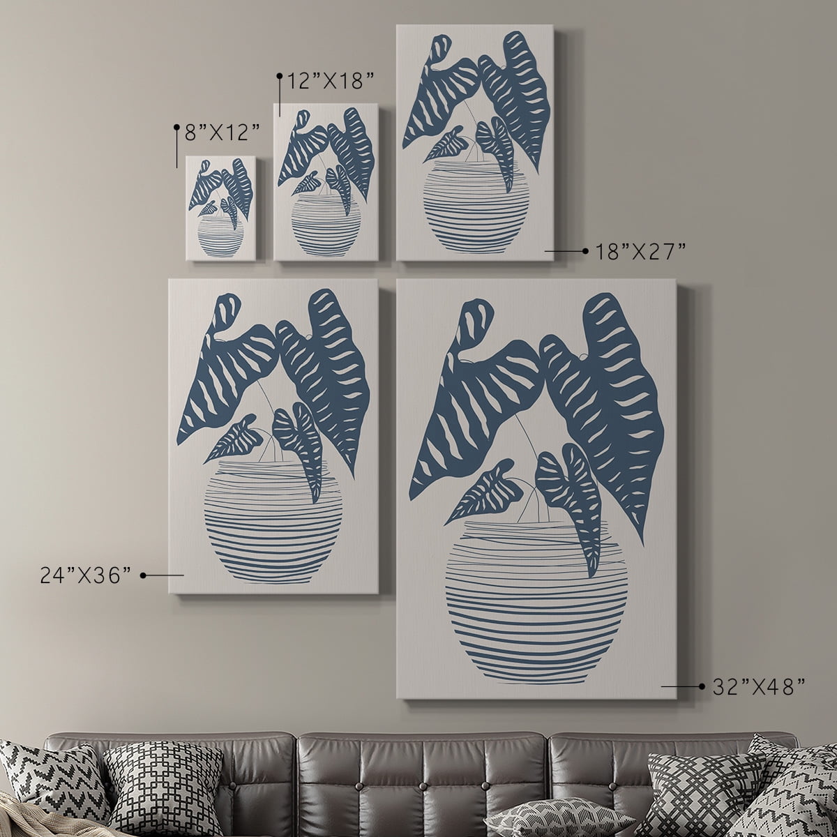 Wired in Monochrome I Premium Gallery Wrapped Canvas - Ready to Hang