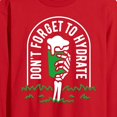thumbnail image 2 of Instant Message - Don't Forget To Hydrate - Men's Long Sleeve T-Shirt, 2 of 5