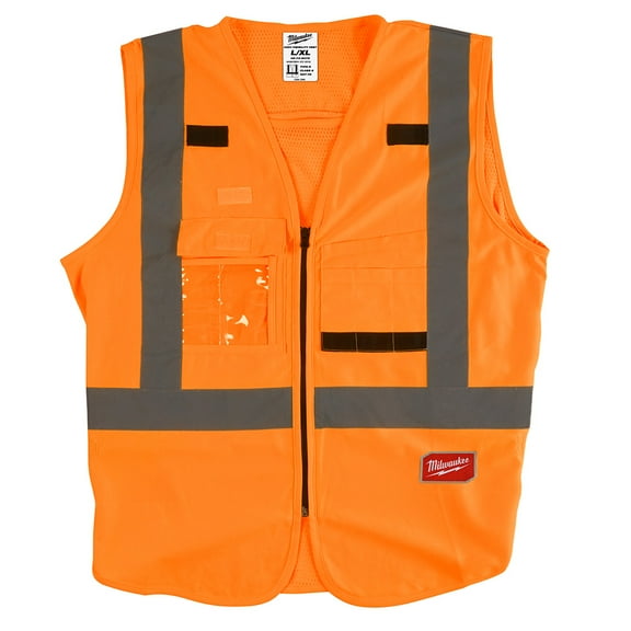 Milwaukee Tool Hi Vis Orange Sfty Vest-L/XL (CSA)