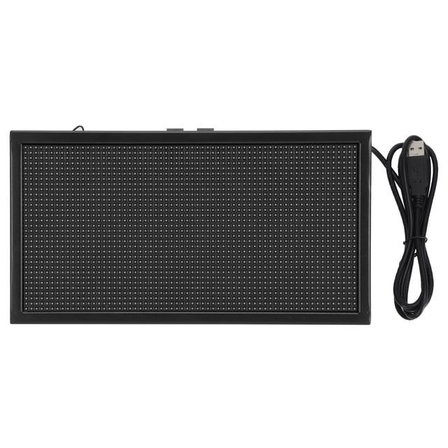 Pantalla publicitaria 2048LED Pantalla de desplazamiento a todo color WIFI alimentada por USB para centro comercial
