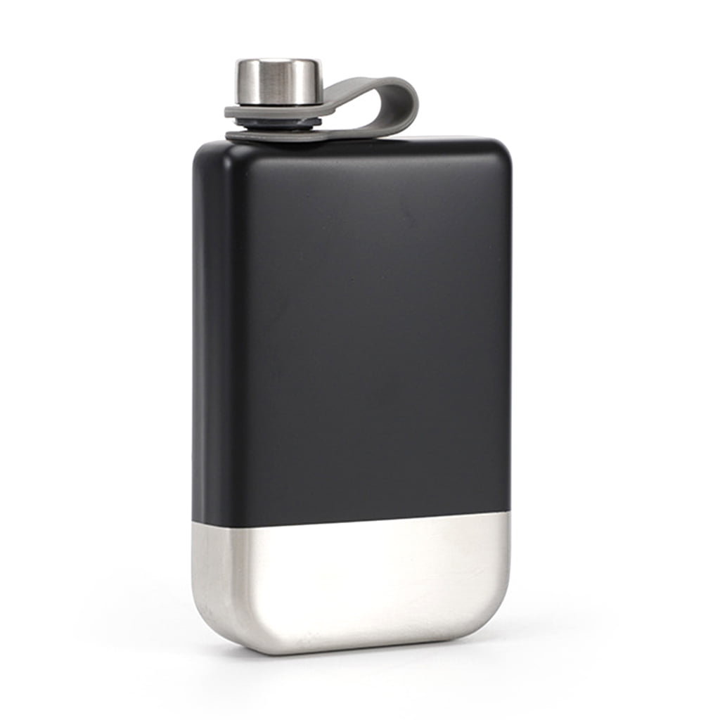 Yammee 9 Oz Leakproof Stainless Steel Flask Alcohol Whisky Wine Flask for Outdoor Camping Backpacking Travel Picnic