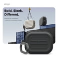 thumbnail image 3 of elago Armor Case Compatible with AirPods Pro 3 Case - Carabiner Included, Supports Wireless Charging, Shock Resistant, Full Protection (Black), 3 of 5