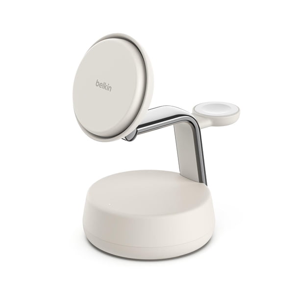 Belkin Estación de Carga Magnética 3 en 1 Qi2 25W blanco