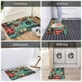 thumbnail image 5 of Honeii Retro Pop Art Collage Pattern Door Mat, Welcome Door Mats Outdoor Indoor, Stain and Fade Resistant, Non-Slip Entry Matfor Bedroom, Bathroom, Kitchen, 5 of 7