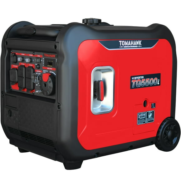 Tomahawk Power 5500 Watt Inverter Generator Super Quiet Portable Gas Power Professional Use