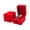 Red, variant on Travel Cases with Luxury Velvet Interior Watch Box Jewelry Display Container