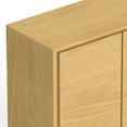 thumbnail image 6 of Lowry 39 inch Wide Solid Wood Medium Storage Cabinet in Oak Veneer, 6 of 7