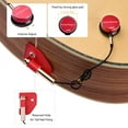 thumbnail image 2 of Sound Hunter Guitar Transducer Pickup Piezo Pickup for Acoustic Guitar Ukulele Violin Viola Erhu Instrument Accessory Replacement, 2 of 7