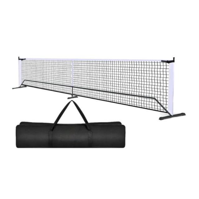 koolsoo Filet de Tennis Portable de 22 Pieds pour Pickleball pour Jeu, Entrée, Entraînement de Pickleball, Noir