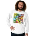 thumbnail image 5 of Troll Face Internet Memes Big Smiley Long Sleeve TShirt Men Women Brisco Brands M, 5 of 6