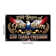 thumbnail image 5 of BSJJY American 250th Anniversary Small Garden Flag 12x18 Inches, Double-Sided USA Bicentennial Patriotic Pattern Yard Sign for Home Farmhouse Outdoor Lawn Decor (G), 5 of 6