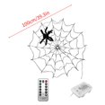 thumbnail image 2 of EIMELI Web Light Halloween Insect LED 6W Cobweb Lamp Adjustable Remote Control Light for Party Decoration  Battery, 2 of 10