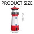 thumbnail image 5 of Garden Statue, Energy-Saving Solar Lighthouse With Waterproof Design, Outdoor Decoration That Automatically Lights Up At Night, Resin Material Ensures Longevity, Ideal Gift For, 5 of 5