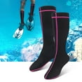 thumbnail image 4 of Toudaret 1 Pcs Neoprene Long Diving Socks Thermal Wetsuit Surf Socks Swimming Boot Beach Shoes for Diving Snorkeling Water Sports, 4 of 8