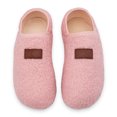 thumbnail image 3 of Pantuflas interior para casa calcetines zapatos mocasines con espalda cerrada forro polar peluche mujer (36-37) color rosa, 3 of 9
