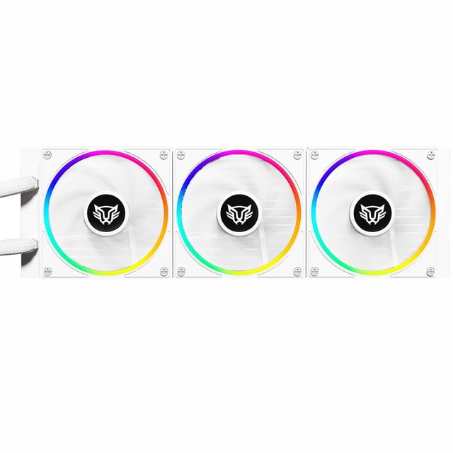 Enfriamiento Liquido BALAM RUSH HYDROX PRO V2 HX36 360mm RGB 7 Pines 2200 RPM TDP 300w LGA1700 AM5 Blanco BR-941877