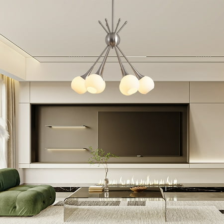 

Modern American medieval branch golden chandelier 6 bulbs