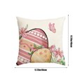 thumbnail image 3 of Easter Cushion Covers 18x18 Clearance Easter Pillow Cover 18X18 Inches Colored Eggs Spring Art Textured Linen Pillow Cover's For Home Sofa Couch Decoration, 3 of 6