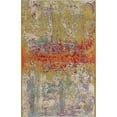 thumbnail image 1 of Unique Loom Tapis Extérieur Moderne de Couleurs Vives 3' 3 x 5' 3 Rectangle Multi/vert, 1 of 1