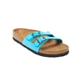 thumbnail image 3 of Birkenstock Unisex Ibiza, Lack Scuba Blue, 43 EU, Narrow, 3 of 3