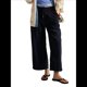 thumbnail image 1 of Pantalones Vaqueros Estilo Barril para Mujer, Informales, Anchos, Elásticos, de Tiro Medio, Estilo Boyfriend, Y2k, Holgados, con Cordón. Negro M, 1 of 8