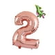 thumbnail image 4 of Globo con Número de helio de lámina de oro 32 pulgadas con globo de 9 pulgadas Yotijar Accesorios para fotografía Suministros para fiestas Número 2 Globos Numerados, 4 of 6